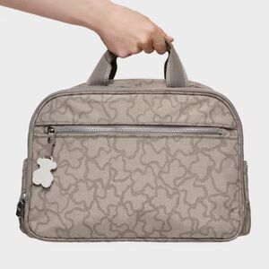 Tous Kaos New Colors Stone beige Bear Patterned Crossbody Baby Bag practical